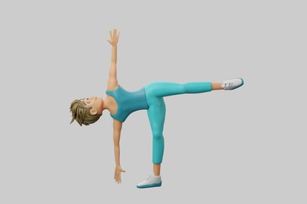 Preview: Yoga pose half moon stance