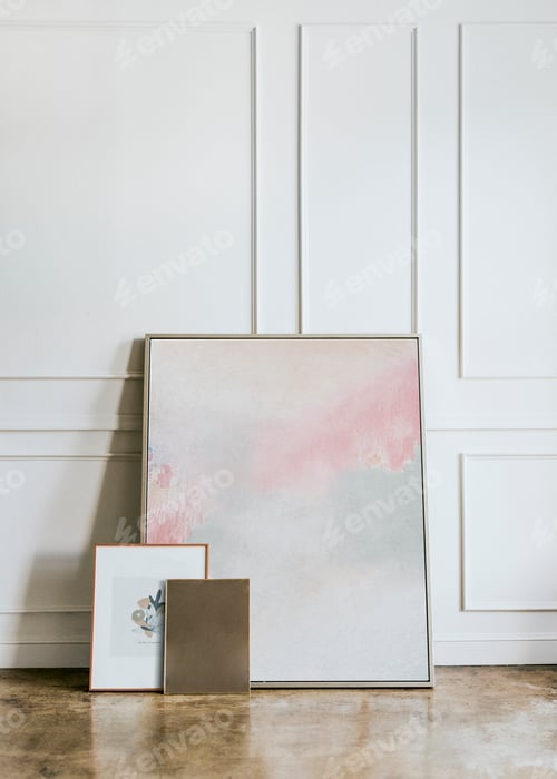 Preview: Picture frames on the floor