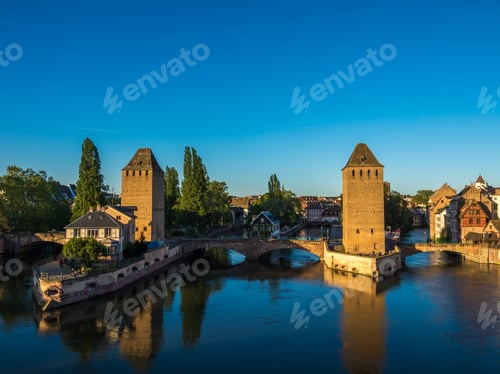 Preview: Tourist area "Petite France" in Strasbourg, France