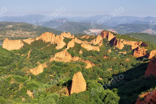Preview: Las Medulas red mountains, Leon, Spain, UNESCO