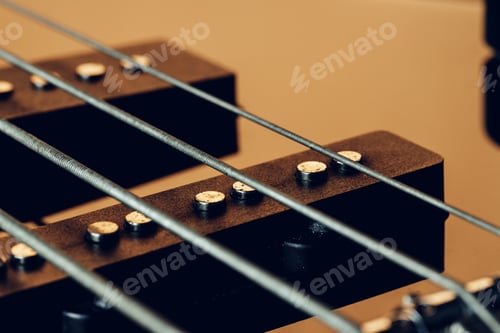 Preview: Close up photo of electric guitar fingerboard