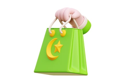 Preview: Hand Holding Ramadan Shopping