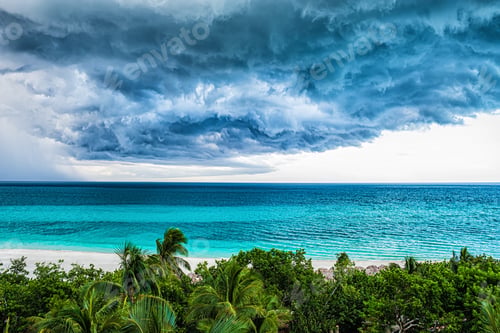Preview: Storm clouds over the sea