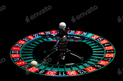 Preview: Roulette table close up at the Casino