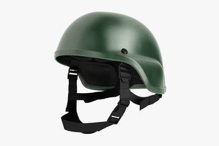 Vista previa: Casco de combate SWAT Olive Drab con sistema de retención