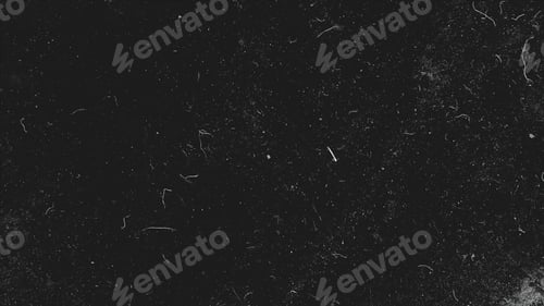 Preview: Realistic dust particles on dark background. Abstract animation. White and glow dust particle