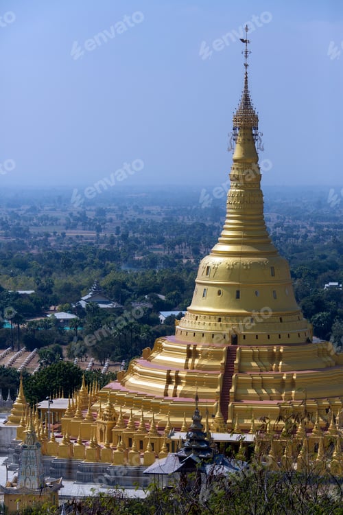 Preview: The Aung Setkaya Pagoda near Monywa in the Sagaing Division of Myanmar (Burma).