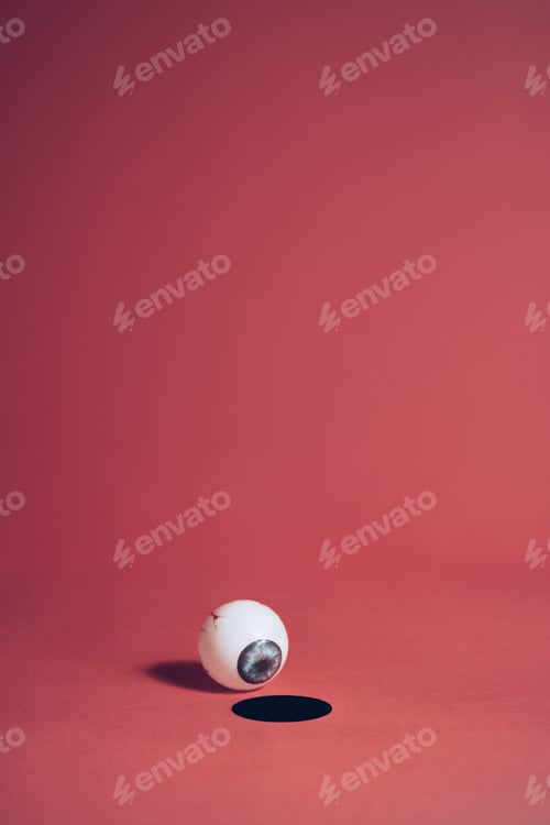 Preview: Eye ball looking down to a black hole