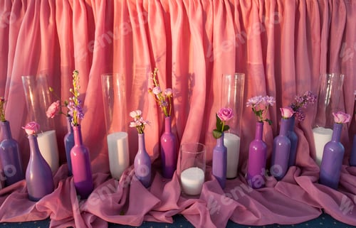 Preview: Festive beautifully decorated. Wedding decor.
