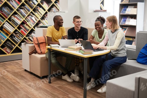 Preview: Group of Students in College