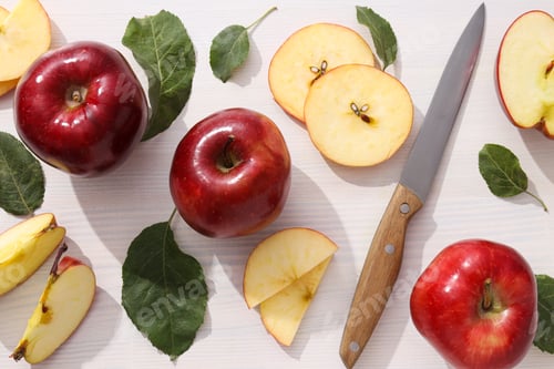 Preview: Red apples, concept of fresh and healthy food