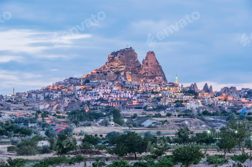 Preview: Morning Twilight in Fairy Chimneys of Goreme Valley Cappadocia