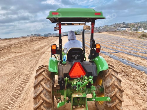 Preview: Man in the tractor on the farm!