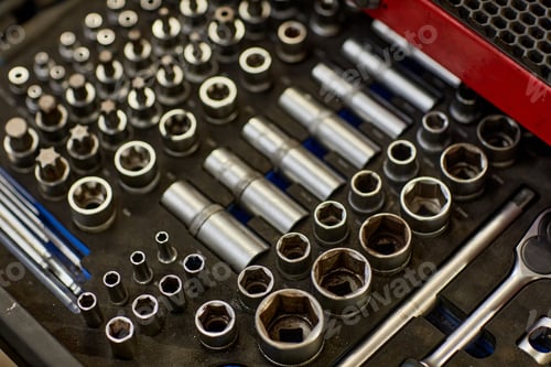 Preview: Organized Arrangement of Various Mechanical Tools