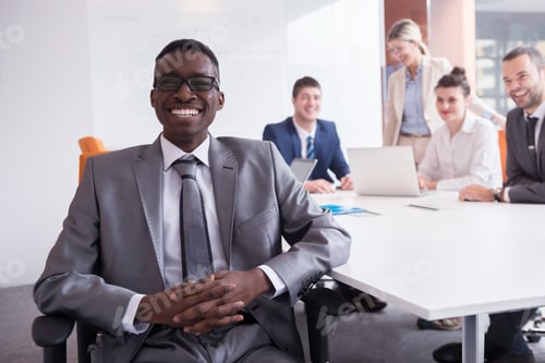 Preview: Young Business People Group Have Meeting And Working In Modern Bright Office Indoor