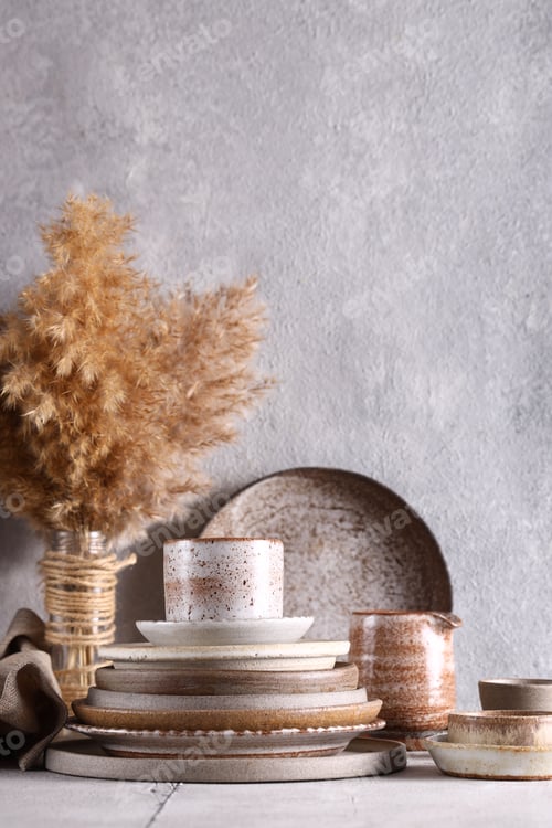 Preview: organic ceramic dishes, plates, cups