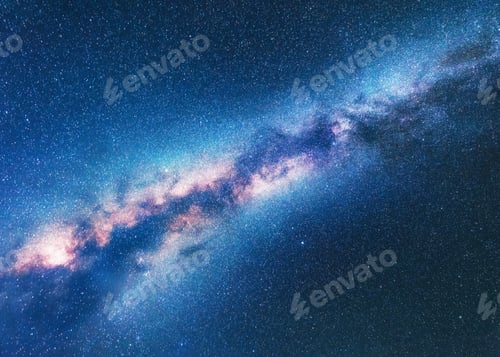 Preview: Milky Way. Space background with starry sky