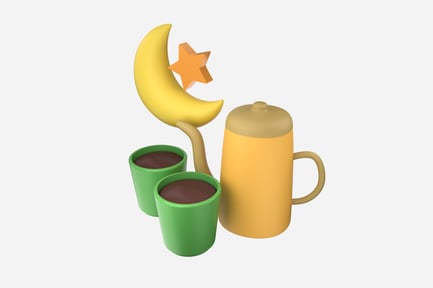 Preview: Iftar Drink 3D Illustration