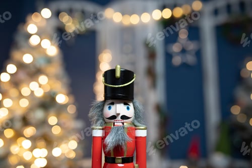 Preview: Nutcracker with holiday lighting background