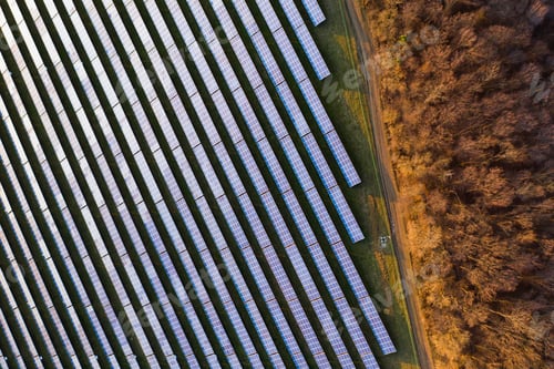 Preview: Solar panels - drone view