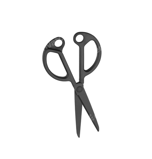 Preview: Black handled scissors