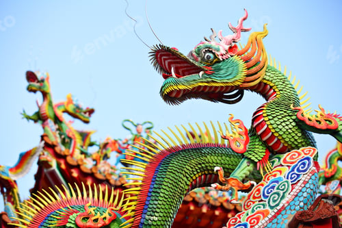 Preview: Asian temple dragon