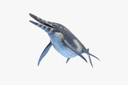 Visualização: Ictiossauro Shonisaurus: predador carniano