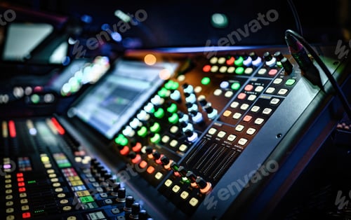 Preview: Professional sound and volume adjusting mixer control