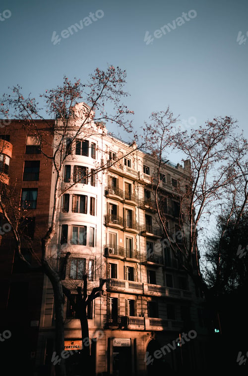 Preview: Barcelona City Street Photo