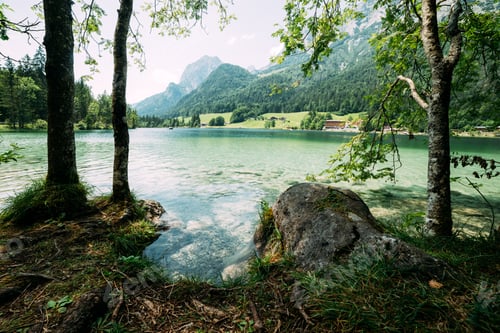 Preview: Amazing sunny summer day on the Hintersee lake