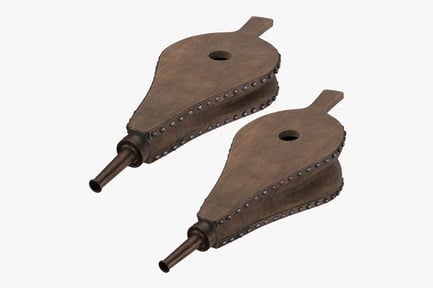 Preview: Blacksmith's Bellows: Open & Closed Wood and Metal