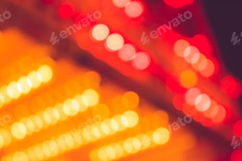Preview: Red and yellow neon lights bokeh