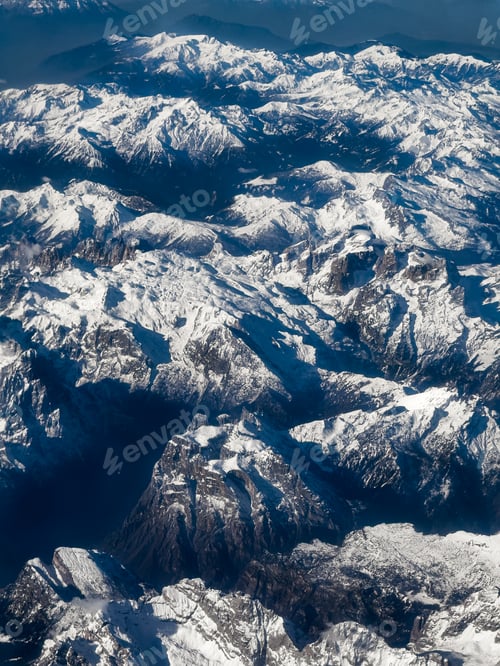 Preview: Mountains Seen From Way Up In The Sky