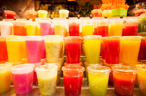 Preview: Fresh fruits juices exposed