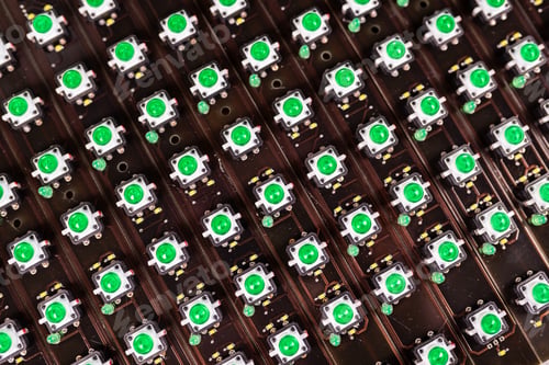 Preview: Panel of LED light indicators is in the production