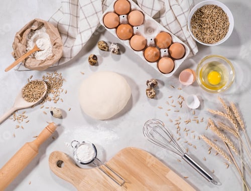 Preview: Natural ingredients for baking