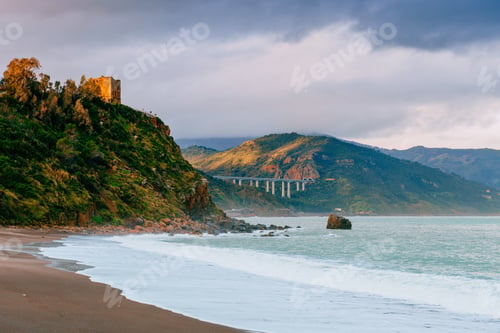 Preview: Beautiful view along the Cape Milazzo.