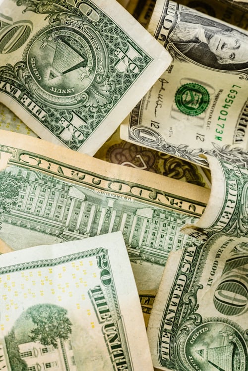 Preview: Closeup Abstract of US Currency Background