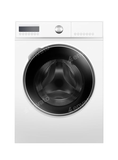 Preview: washing machine isolated on white