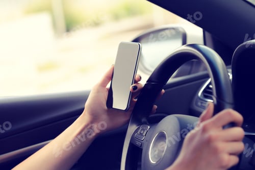 Preview: driver with a cell phone