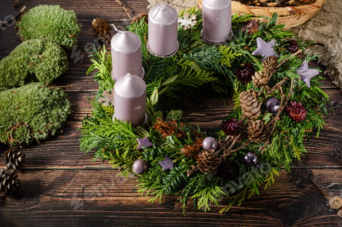 Preview: Christmas decoration wreath