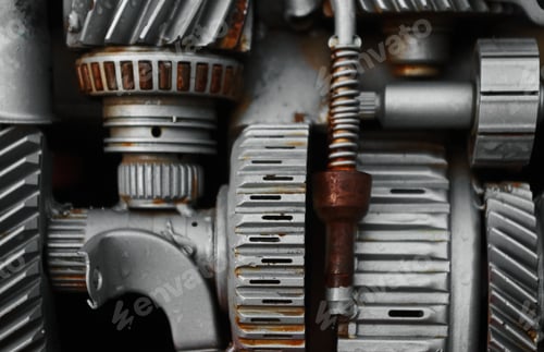 Preview: The gear and engine background