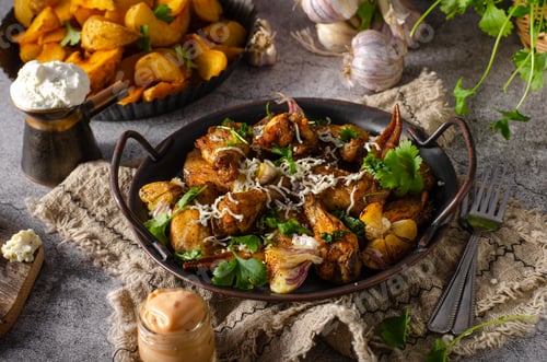 Preview: Blue cheese garlic chicken wings