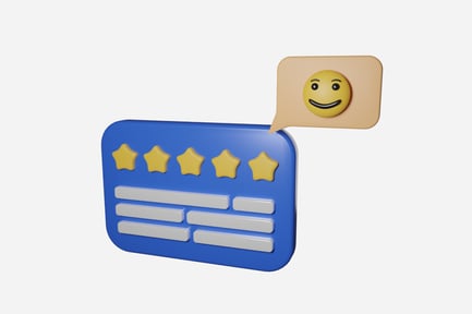 Preview: Customer Reviews 3D Illustration