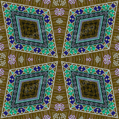 Preview: Colorful abstract kaleidoscope or endless pattern for background used.