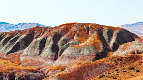 Preview: Amazing beautiful red mountains landscape