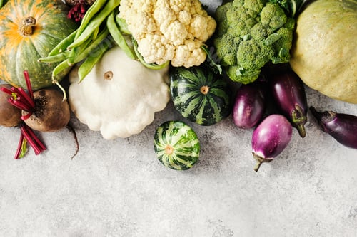 Preview: Organic raw vegetables
