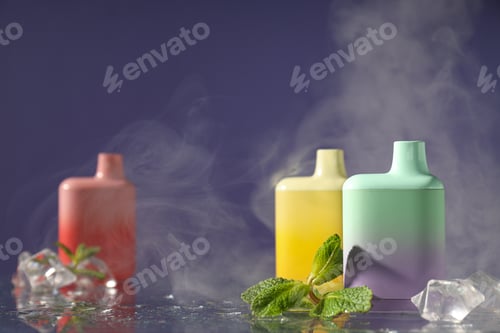 Preview: Smoking devices - electronic cigarette, concept of modern smoking