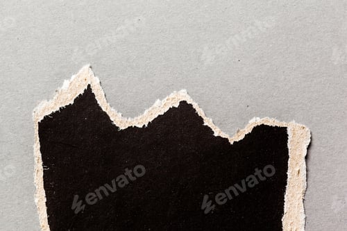 Preview: black ripped paper