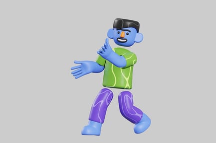 Preview: Cartoon character with a surprised expression